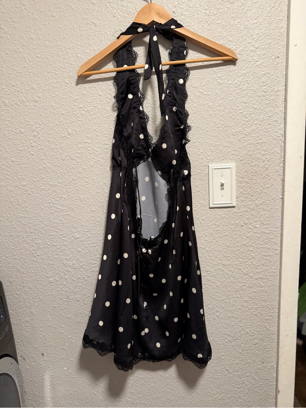 Lioness Polk a dot dress size L - Picture 4 of 8